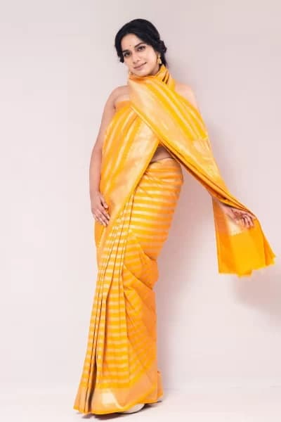 Gold Blended Silk Saree