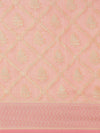 Weaved Baby Pink  Coloured Elegant Liva Saree