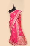 Fancy Banarasi  Pink Silk Sari- Persian Motif Inspired