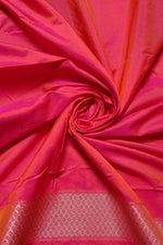 Fancy Banarasi  Pink Silk Sari- Traditional Motif Jaal