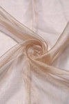 Embroidered Cream Tissue Sari- Chikankari
